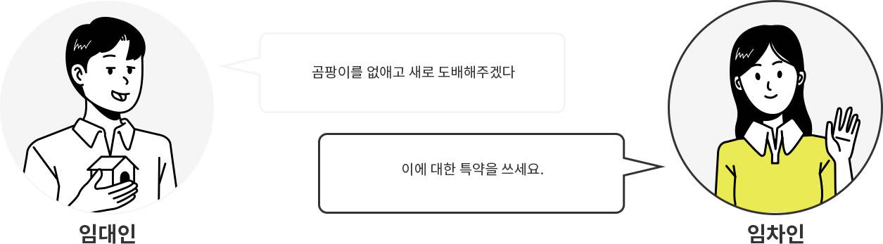 �Ӵ��� : �����̸� ���ְ� ���� �������ְڴ�. ������ : �̿� ���� Ư���� ������.